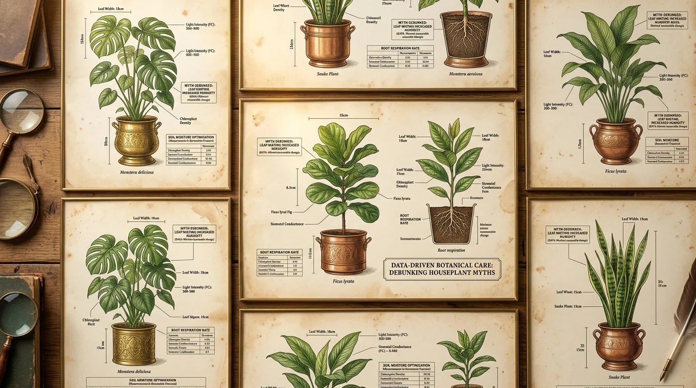  — 10 Houseplant Myths Debunked by Science: What the Data Actually Shows