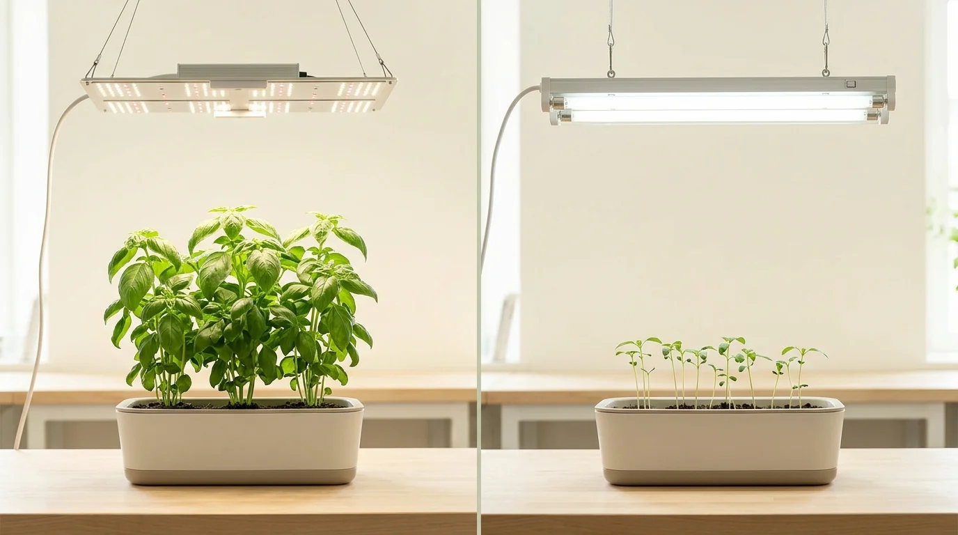  — LED vs Fluorescent Grow Lights: 6-Month Test Reveals the Real Winner (2026 Data)